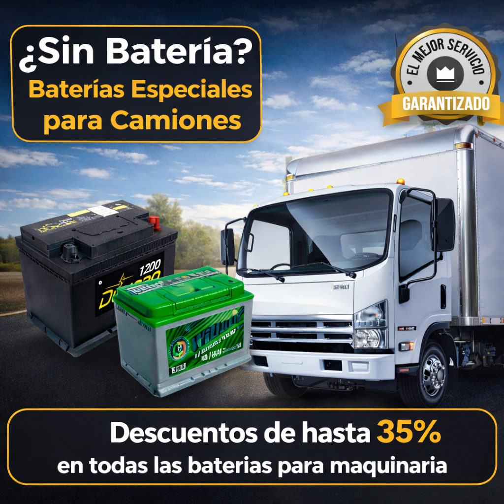 Publicidad de baterías para camiones